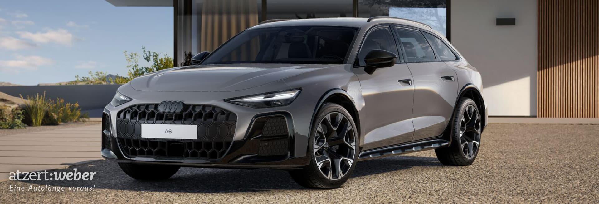 Audi A6 allroad e-hybrid quattro in Plateaugrau Metallic